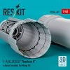 RESKIT RSU48-0469 F-4 (E, J, F, G, S) Phantom II exhaust nozzles for Meng kit (3D Printed) (1/48)